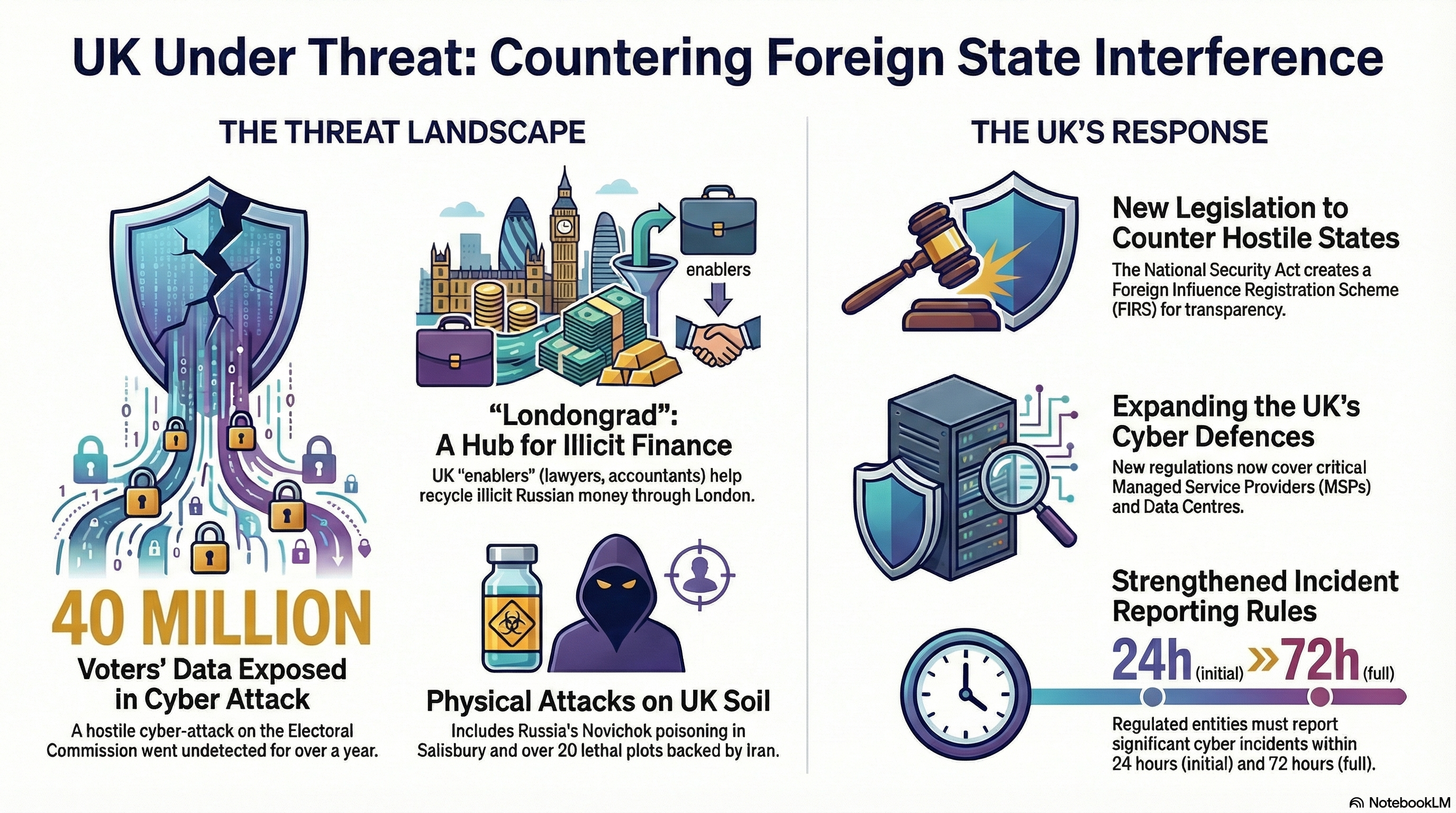 Hostile States: Britain Under Attack - Infographic
